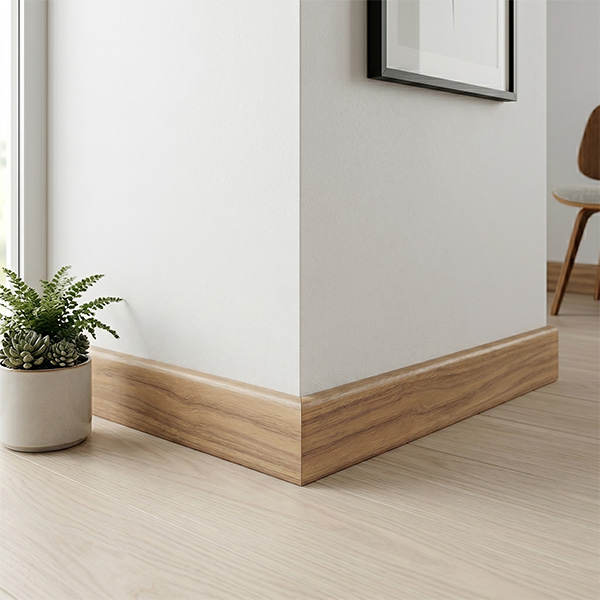 Pircher Coprifilo in Abete Giuntato Rivestito Noce Chiaro MM10X70X2250 - PIRCHER OBERLAND - Immagine 2